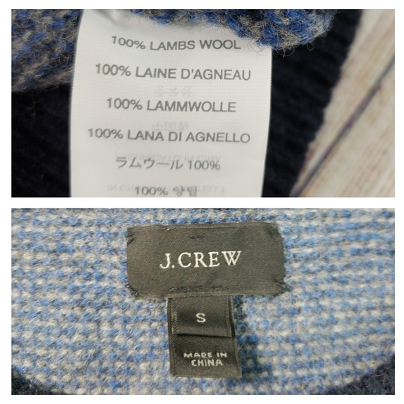 J Crew  Mens Wool Pullover - Picture 3 of 3
